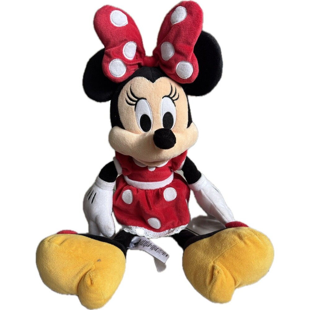 Disney store Minnie Mouse 18” tall plush Stuffed Animal  Smoke Free Home